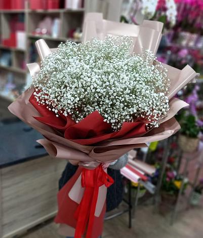 Букет цветов из: Гипсофила в Новобатайске